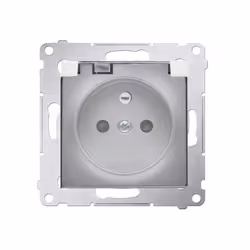 Kontakt-Simon DGZ1BZ.01/43A, Argent, Plastique, IP44, 250 V, 84 mm, 45 mm