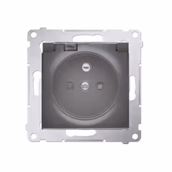 Kontakt-Simon DGZ1BUZ.01/48A, Anthracite, Plastique, IP44, 250 V, 75 mm, 45 mm