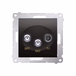 Kontakt-Simon DASK2.01/48, Anthracite, Plastique, IP20, 75 mm, 41 mm, 75 mm