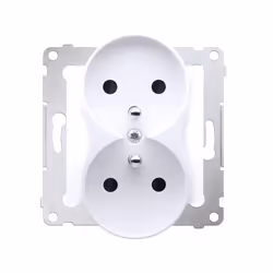 Kontakt-Simon DGZ2MZN.01/11, Blanc, Plastique, IP20, 250 V, 75 mm, 46 mm