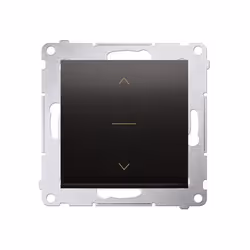 Kontakt-Simon DZW1K.01/48, Plastique, Anthracite, IP20, 250 V, 10 A, 75 mm