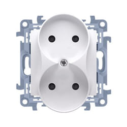 Kontakt-Simon CG2M.01/11 prise de courant Blanc