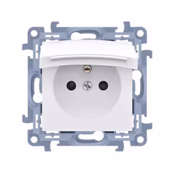 Kontakt-Simon CGZ1BU.01/11, Blanc, Plastique, IP44, 250 V, 77 mm, 44 mm