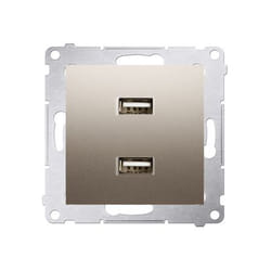 Kontakt-Simon DC2USB.01/44 prise de courant Or