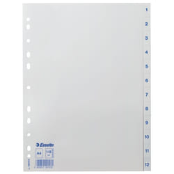 Esselte 100153 intercalaire de classement