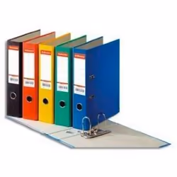 Esselte Cardboard binder Rainbow, 75mm, A4, Vert, 7,5 cm, 72 mm, 318 mm, 428 g