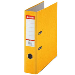 Esselte Cardboard binder Rainbow, 75mm classeur à anneaux A4 Jaune