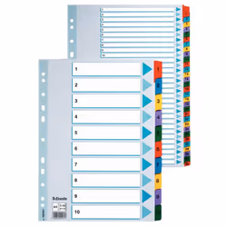 Esselte Carton Index, A4, 225 mm, 4 mm, 297 mm, 225 g, 1 pièce(s)
