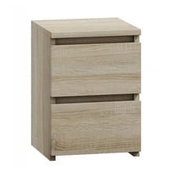 Topeshop M2 SONOMA Table de nuit et table de chevet Table de nuit / chevet 2 tiroir(s) Chêne
