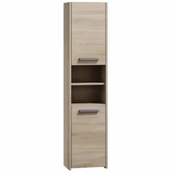 Topeshop S40 SONOMA, Chêne, Sur pied, 6 étagères, 2 portes(s), Tableau à particules, Mat