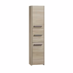 Topeshop S43 SONOMA, Chêne, Sur pied, 6 étagères, 3 portes(s), Tableau à particules, Mat