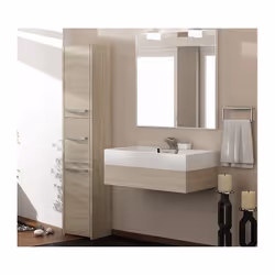 Topeshop S43 SONOMA armoire de rangement de salle de bain Chêne