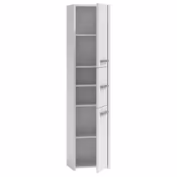 Topeshop S43 BIEL armoire de rangement de salle de bain Blanc