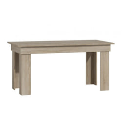 Topeshop SO MADRAS SONOMA Table à café, latérale et de salon Table basse Forme libre 4 pieds