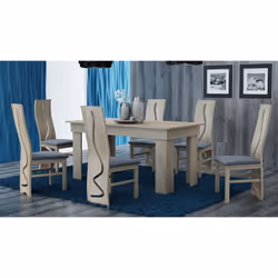 Topeshop SO MADRAS SONOMA Table à café, latérale et de salon Table basse Forme libre 4 pieds