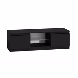 Topeshop RTV140 CZAR P SZ, Noir, Tableau à particules, Noir, Tableau à particules, 2 étagères, Noir