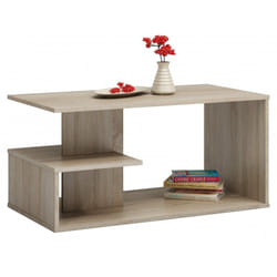 Topeshop ŁAWA DALLAS SONOMA Table à café, latérale et de salon Table basse Forme libre 1 pieds