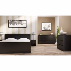 Topeshop M3 CZERŃ Commode
