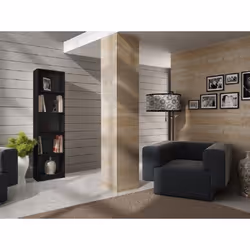 Topeshop R40 CZERŃ bibliothèque de bureau