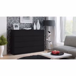 Topeshop M8 140 CZERŃ Commode