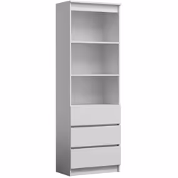 Topeshop RS-60 OLIMP BIEL, Blanc, 3 étagères, Tableau à particules, Tableau à particules, Acrylonitrile-Butadiène-Styrène (AB ...