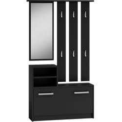 Topeshop GAR CZERŃ armoire d’entrée