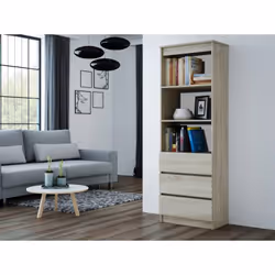 Topeshop RS-60 OLIMP SONOMA bibliothèque de bureau