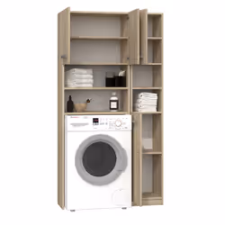 Topeshop ZESTAW MARPOL SON armoire de rangement de salle de bain Chêne