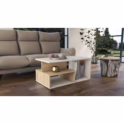 Topeshop PRIMA SON MIX Table à café, latérale et de salon Table basse Forme libre 1 pieds