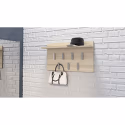 Topeshop WIESZAK 2F SONOMA cintre Chêne