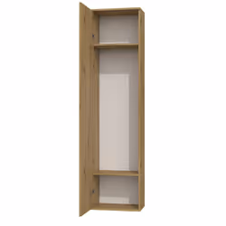 Topeshop DUO SZAFKA ARTISAN placard et armoire de chambre à coucher 2 étagères 1 portes(s) Chêne