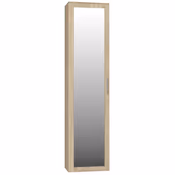 Topeshop DUO SZAFKA SONOMA, Chêne, Placard, 2 étagères, 1 portes(s), Blanc, Tableau à particules