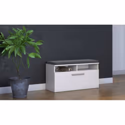 Topeshop RIVA SZAFKA BIEL Organisateur pour chaussures Fermé Blanc