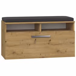 Topeshop RIVA SZAFKA ARTISAN, Fermé, Chêne, Tableau à particules, 6 étagères, 850 mm, 460 mm