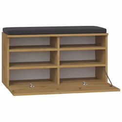 Topeshop RIVA SZAFKA ARTISAN Organisateur pour chaussures Fermé Chêne
