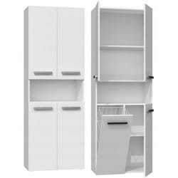 Topeshop NEL 1K DK BIEL armoire de rangement de salle de bain Blanc