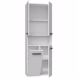 Topeshop NEL 1K DK BPOŁ armoire de rangement de salle de bain Blanc