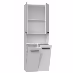 Topeshop NEL 2K DK BIEL armoire de rangement de salle de bain Blanc