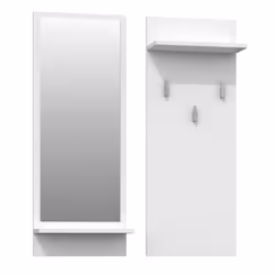 Topeshop RIVA WIESZAK BIEL, Tableau à particules, Blanc, 3 pièce(s), 350 mm, 160 mm, 900 mm