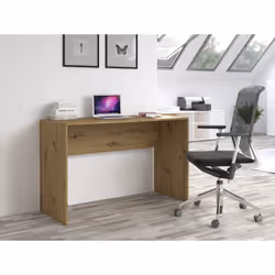 Topeshop BIURKO PLUS ARTISAN bureau d'ordinateur Couleur chêne