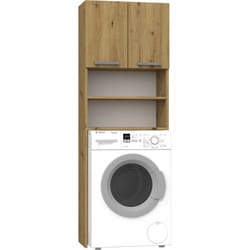 Topeshop PRALKA POLA ARTISAN armoire de rangement de salle de bain Chêne