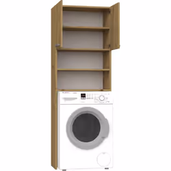 Topeshop PRALKA POLA ARTISAN armoire de rangement de salle de bain Chêne