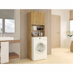 Topeshop PRALKA POLA ARTISAN armoire de rangement de salle de bain Chêne