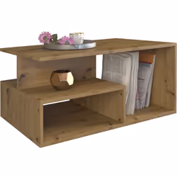 Topeshop PRIMA ARTISAN, Table basse, Forme libre, 1 pieds, Chêne