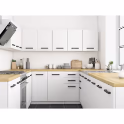 Topeshop KUCHNIA SET 200 BIEL ensemble de meuble de salle à manger et de cuisine