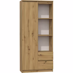 Topeshop RS-80 BILY ART, Chêne, 7 étagères, Tableau à particules, Tableau à particules, Acrylonitrile-Butadiène-Styrène (ABS) ...