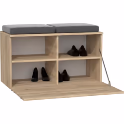Topeshop OPAL SZAFKA SONOMA Organisateur pour chaussures Fermé Chêne