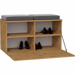 Topeshop OPAL SZAFKA ARTISAN Organisateur pour chaussures Fermé Chêne