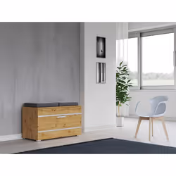 Topeshop OPAL SZAFKA ARTISAN Organisateur pour chaussures Fermé Chêne