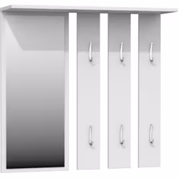 Topeshop OPAL WIESZAK BIEL, Tableau à particules, Blanc, 6 pièce(s), 850 mm, 150 mm, 820 mm